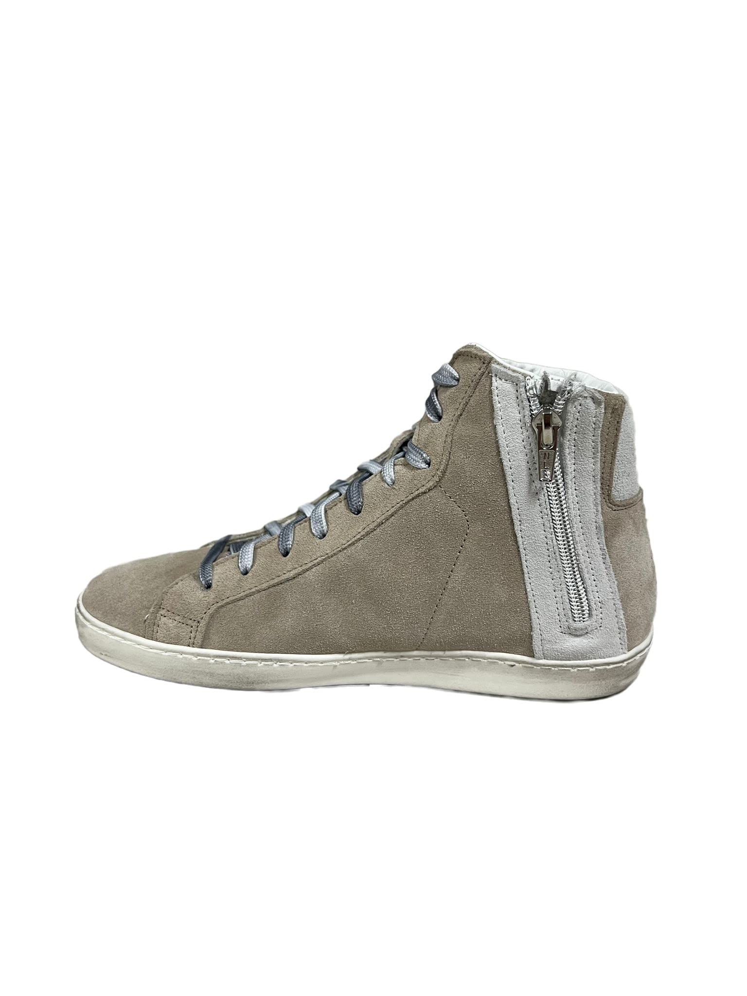 Zapatillas altas hombre ante topo cremallera Made in Italy