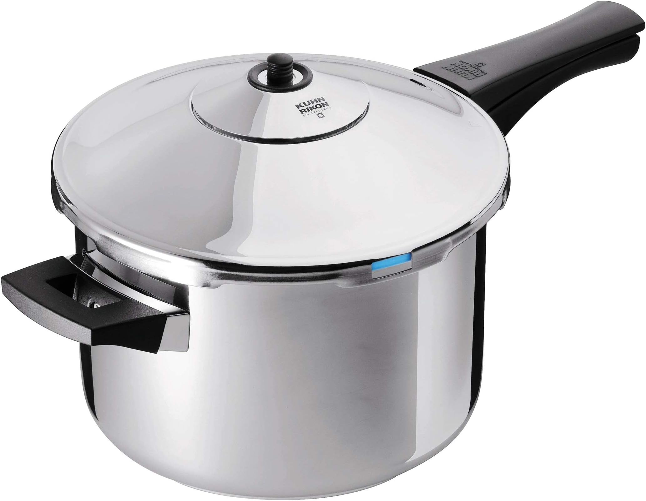 Kuhn Rikon Duromatic Stainless-Steel Saucepan Pressure Cooker - 3.7-Qt