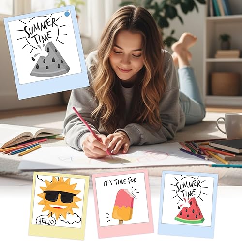 Miniatura 3 de Epakh 12 rollos de papel térmico para cámara, papel de recarga instantánea para cámara, rollos de impresora fotográfica, 2.2 x 1.1 pulgadas (blanco)