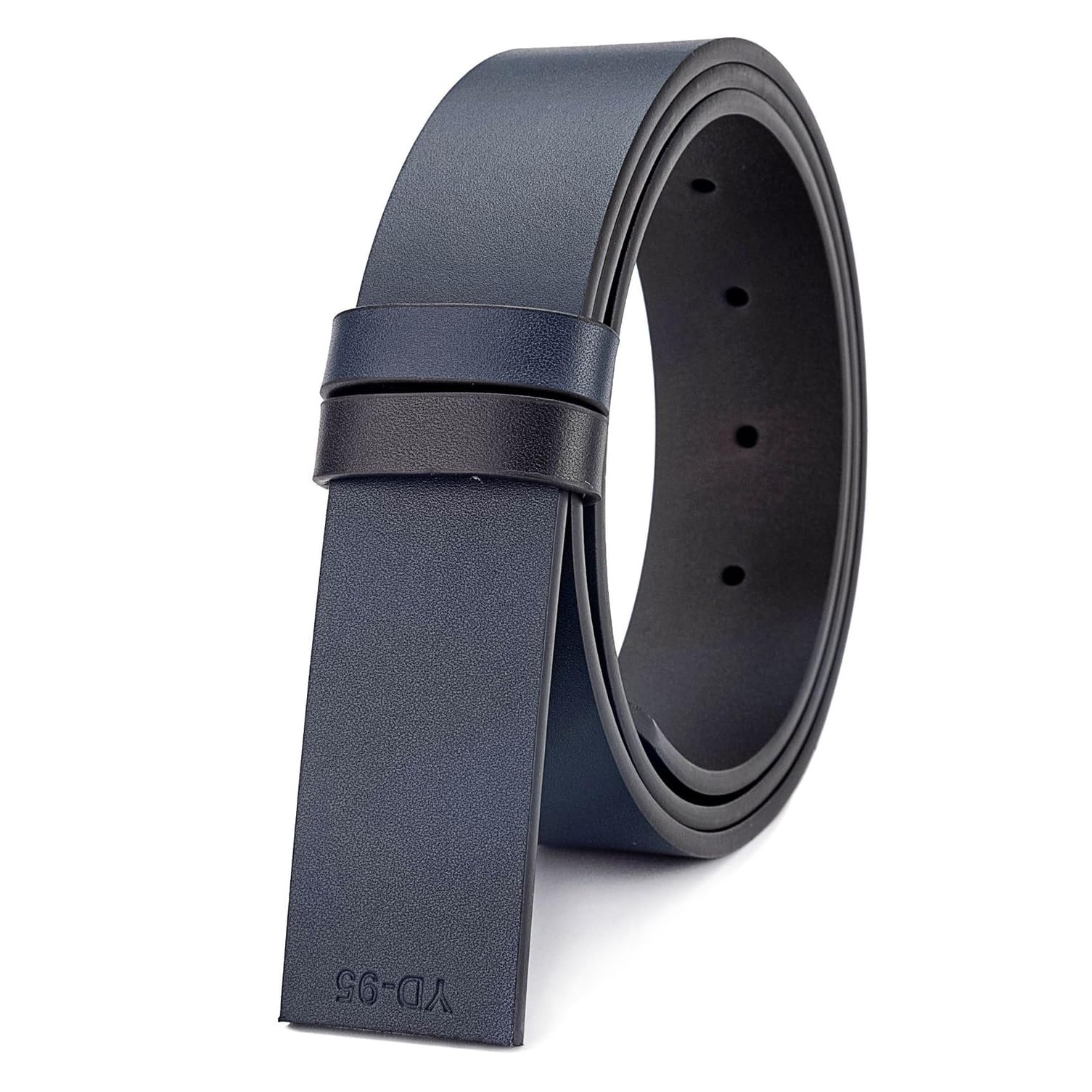 Vatee'sReversible Genuine Leather Belts without Buckle For Men Replacement  Belt Strap Wide