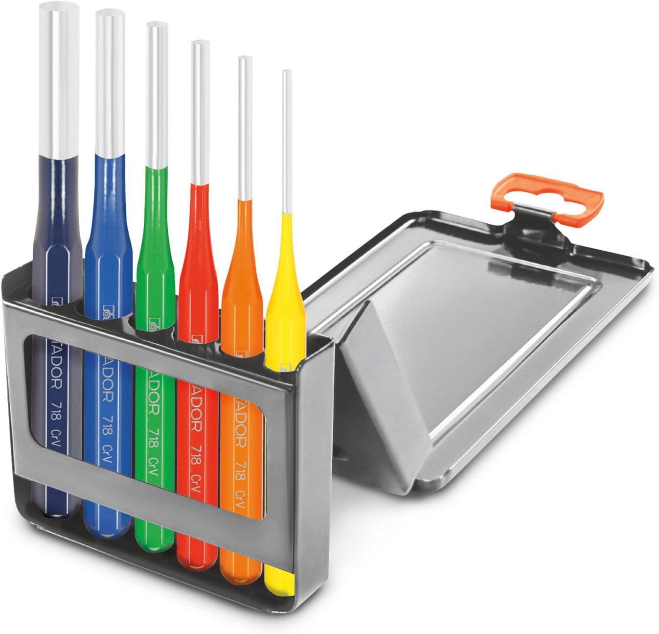 Matador 0718 9560 Pin Punch Pro Set of 6 3-10 mm