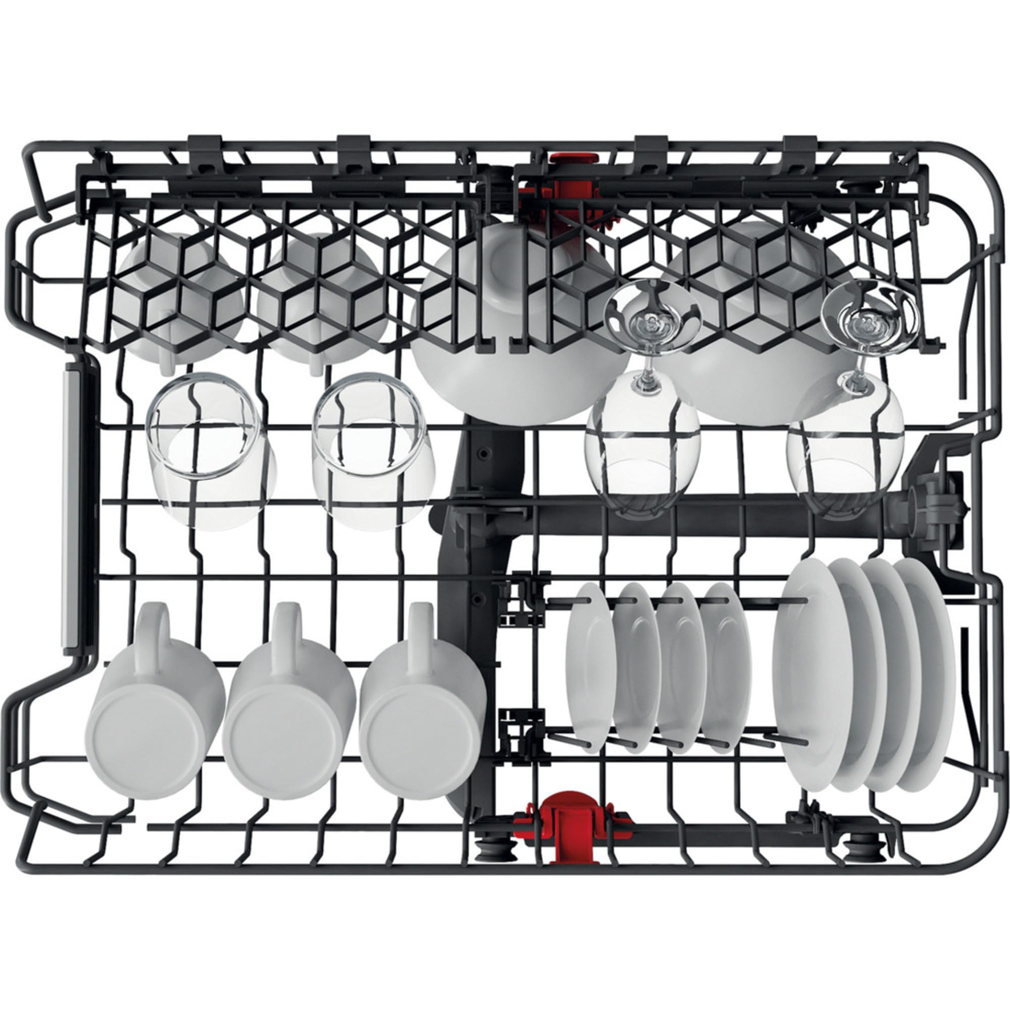 Bauknecht BSBO 3O23 PF X Integrierter Geschirrspüler 45 cm PowerClean Edelstahl