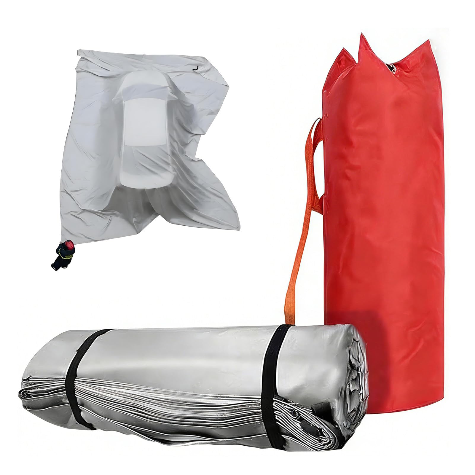 IEOWY Emergency Fire Blanket for Car, Fireproof Safety Blanket for Vehicle, Fire Extinguisher Blanket for Trucks and Motor Vehicles, with Carry Bag