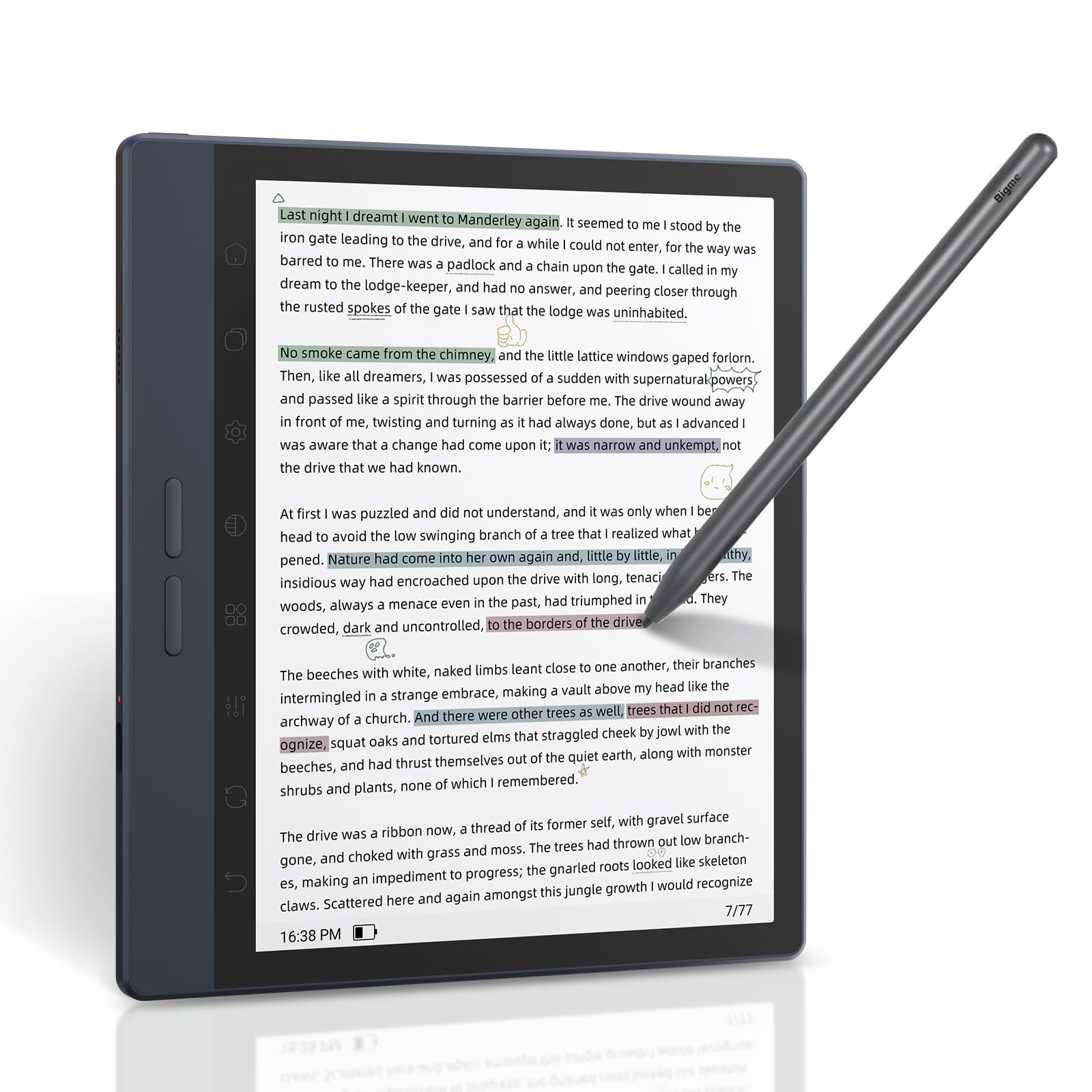 Bigme B7 Pro Color Epapere Reader, 7 Inch Eye-Comfort Display
