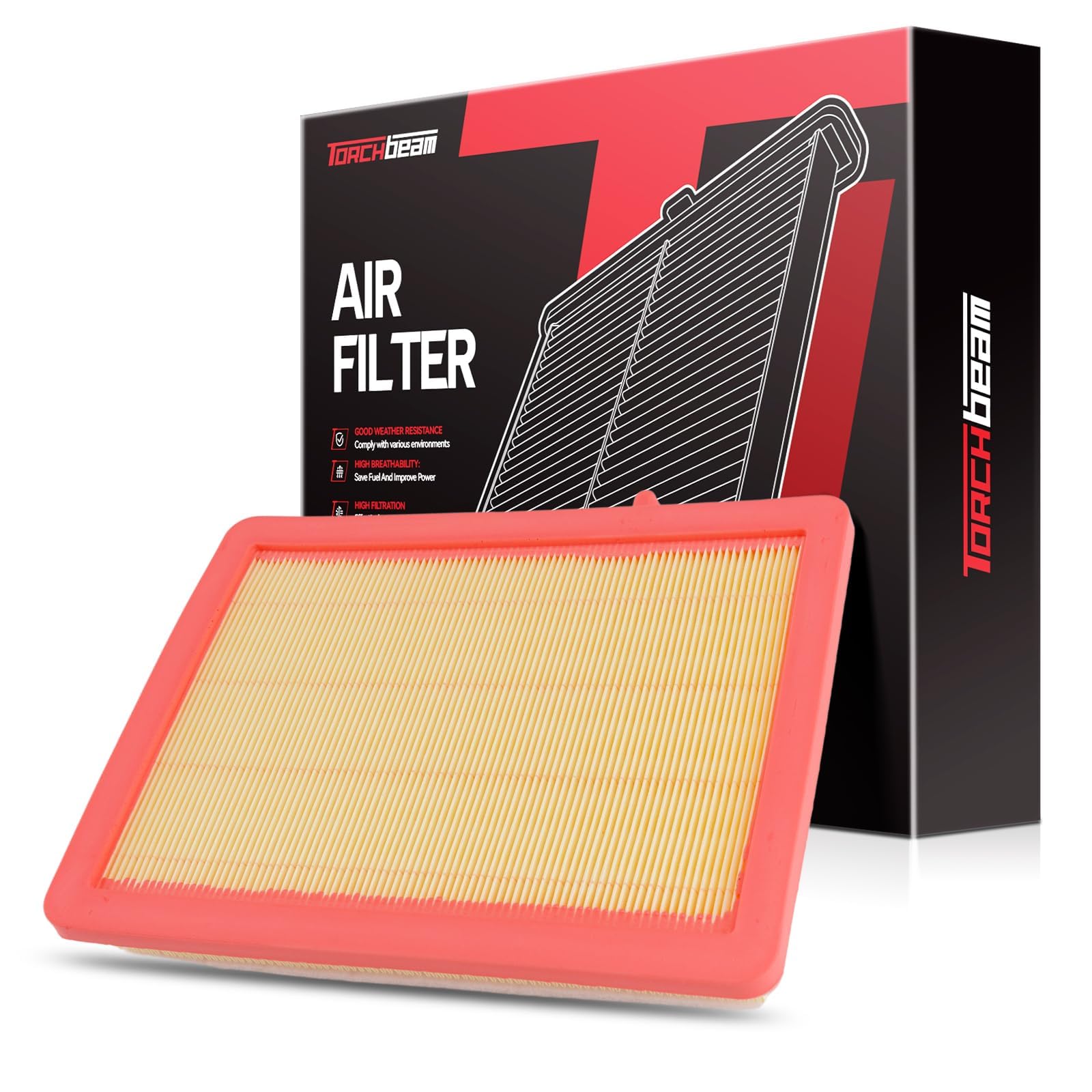 Torchbeam Equinox Air Filter, Car Engine Air Filter CA12260 Fits for Chevrolet Equinox 2019 2020 2021 2022 2023 2024,for GMC Terrain 2018-2024