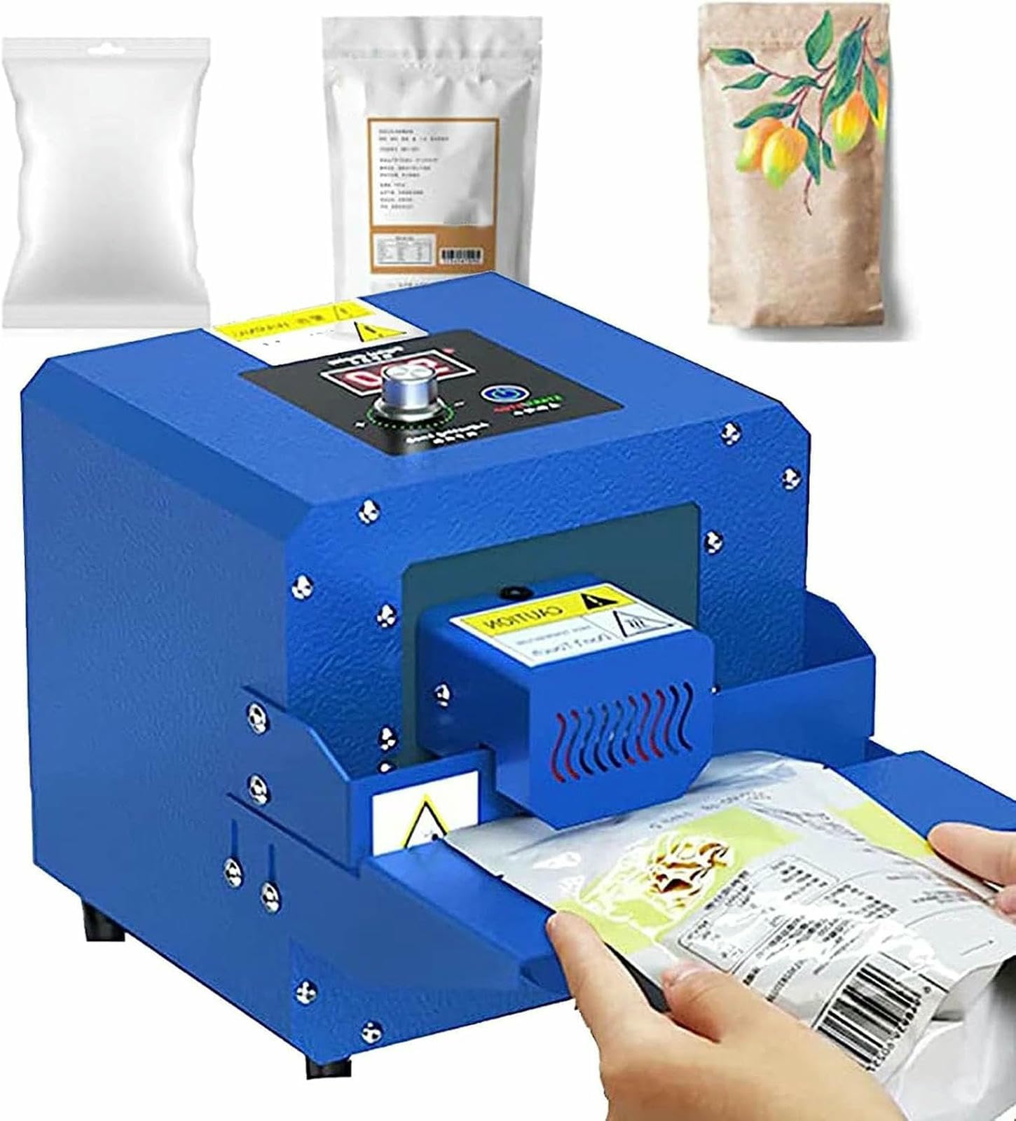 Machine de scellage continu à Rouleaux, thermoscelleuse Automatique pour Sacs en Plastique, Machine d'emballage sous Vide pour Aliments, Outil d'emballage Automatique pour Sacs en Plastique