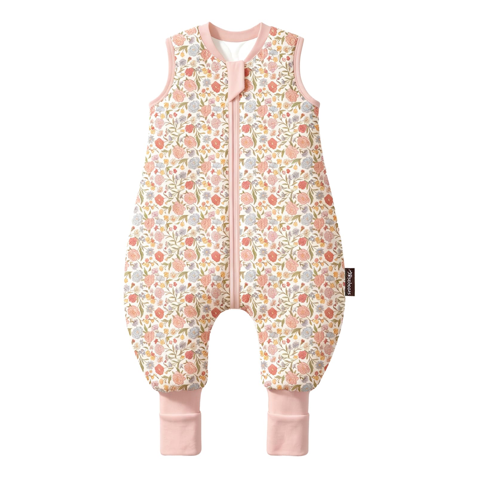Mosebears 2.5 Tog Baby Sleeping Bag 18-36 Months Children's Cotton Sleep Sack Various Sizes Autumn Winter Baby Wearable Blanket With Feet.