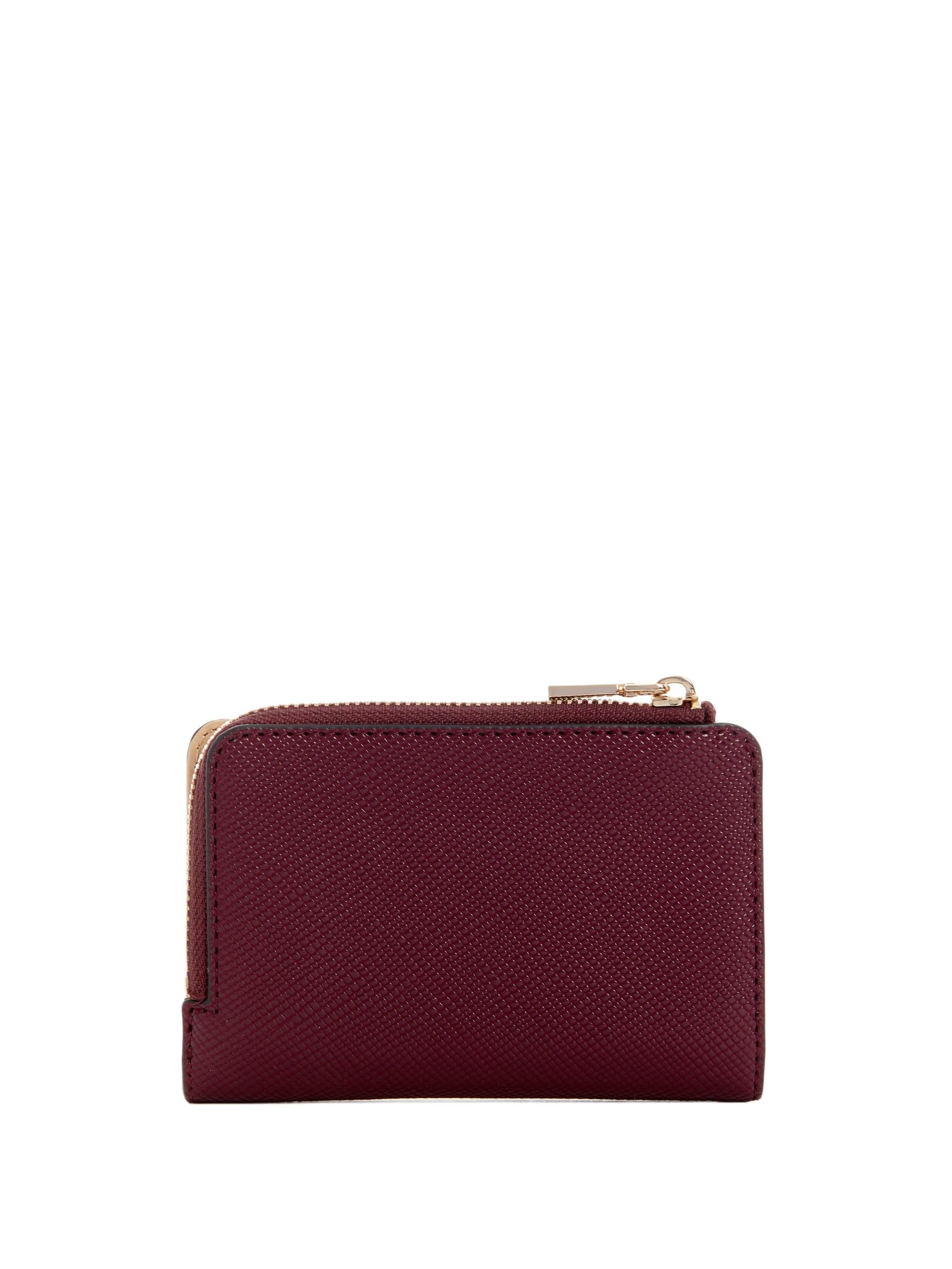 Guess Bolena - Porta carte con cerniera, colore: vino