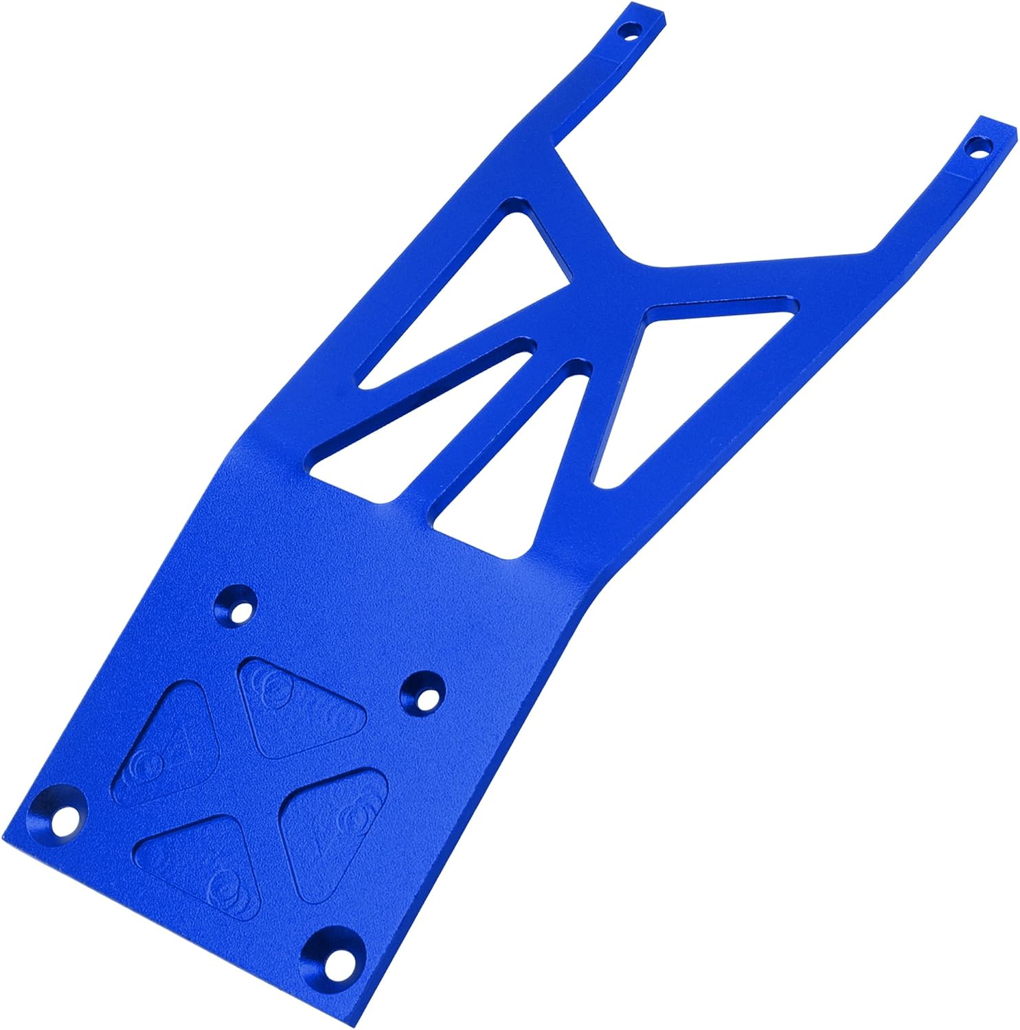 Aluminum Front Skid Plate Skidplate #5837 Compatible with Traxxas Slash 2WD 1/10 RC Car Upgrade Parts(Blue)