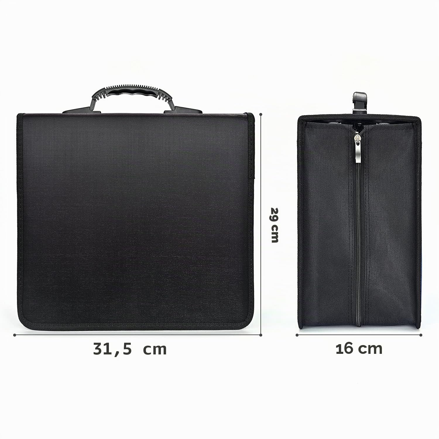 alavisxf xx Funda para CD, 432 Capacidad para DVD Organizador de Almacenamiento de Medios de comunicación de película, Carpeta para Coche, hogar, Oficina, Viajes