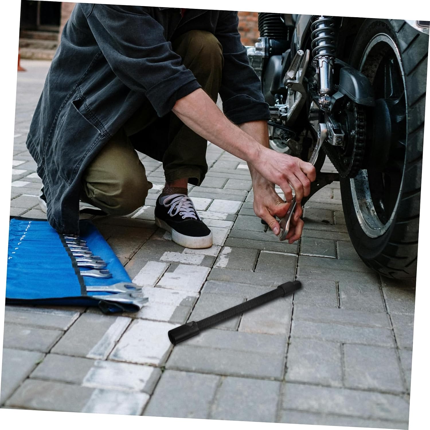 Electric Wrench Extension Rod for Nut Depths 1/2 Flexible Socket Bar
