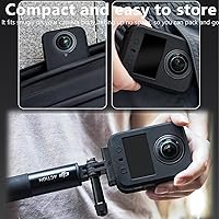 Vista 7 de Funda protectora para DJI Osmo 360, Funda de silicona para cámara Funda Protector Accesorios para OSMO 360 (negro)