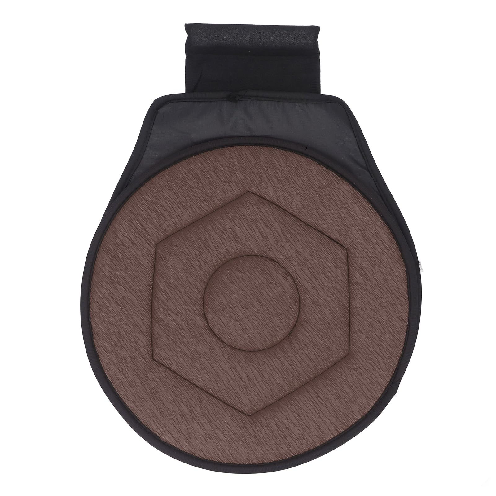 Poduszka Obrotowa do Samochodu, Poduszka Obrotowa o 360 Stopni, Miękka, łagodzi Zmęczenie Lędźwiowe u Osób Starszych (BLACK) (BROWN)