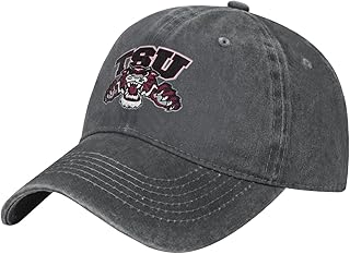 Texas Southern University Hat Adjustable Baseball Cap Cotton Cowboy Hat, Fashionable for Man Woman