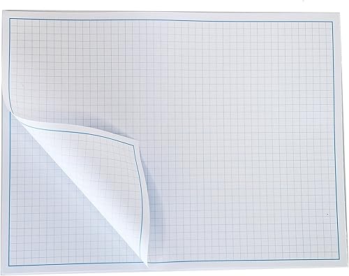 Miniatura 6 de Bloc de papel para planos y gráficos, 50 hojas por bloc, texto de 70 libras, para dibujar, diseñar y más, herramienta perfecta para artistas