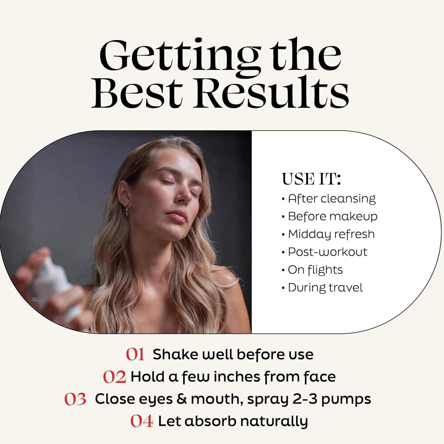 Travel Face Mist Spray - Portable Facial Moisturizer with 5-ALA, Hyaluronic Acid, Green Tea, Lavender - TSA-Friendly Hydrating Mist for On-the-Go Refreshment - Made in Germany - 1 Fl Oz - Image 6