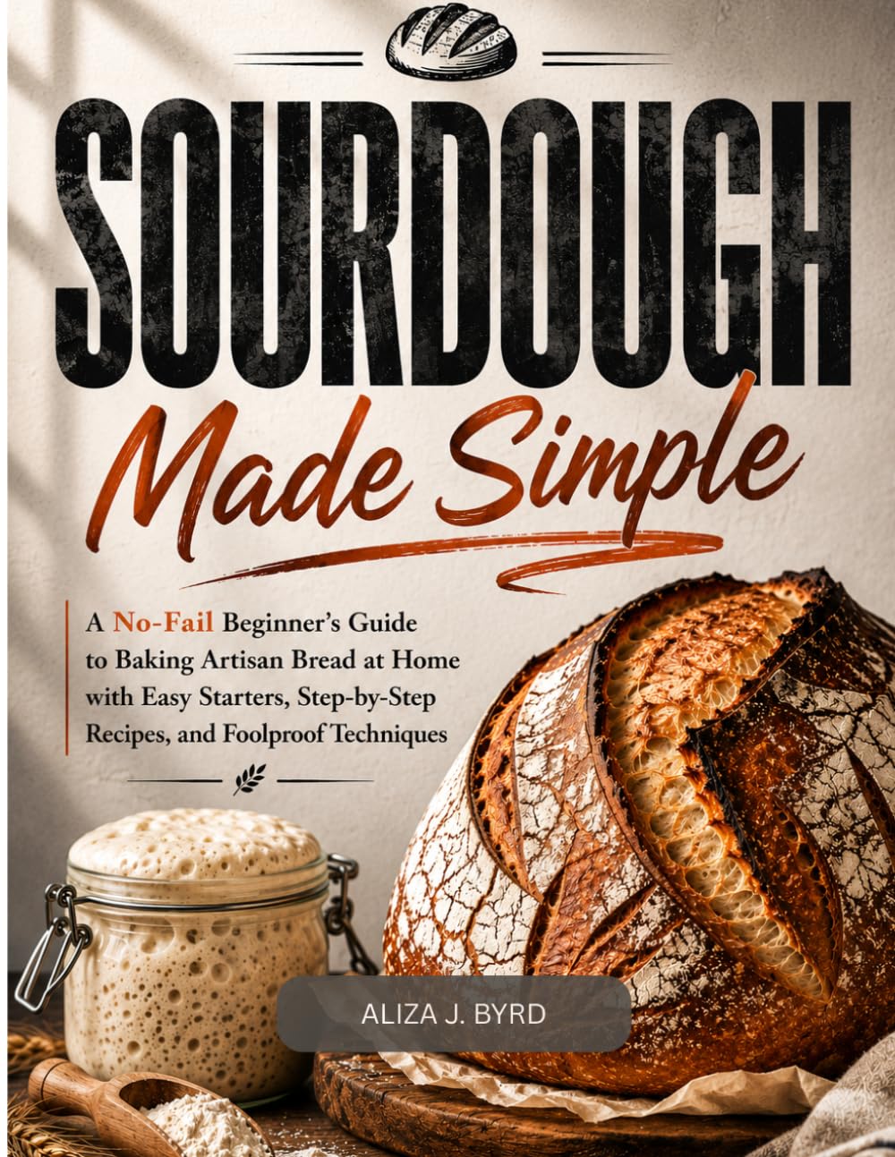 SOURDOUGH MADE SIMPLE: A No-Fail Beginner’s Guide to Baking Artisan Bread at Home with Easy Starters, Step by Step Recipes, and Foolproof Techniques