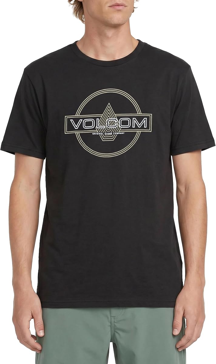 Men's Line Service Heather Short Sleeve T-Shirt – Soft Cotton Blend Graphic Tee