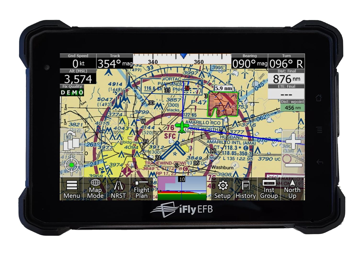 Generic iFly EFB Aviation Tablet, Black