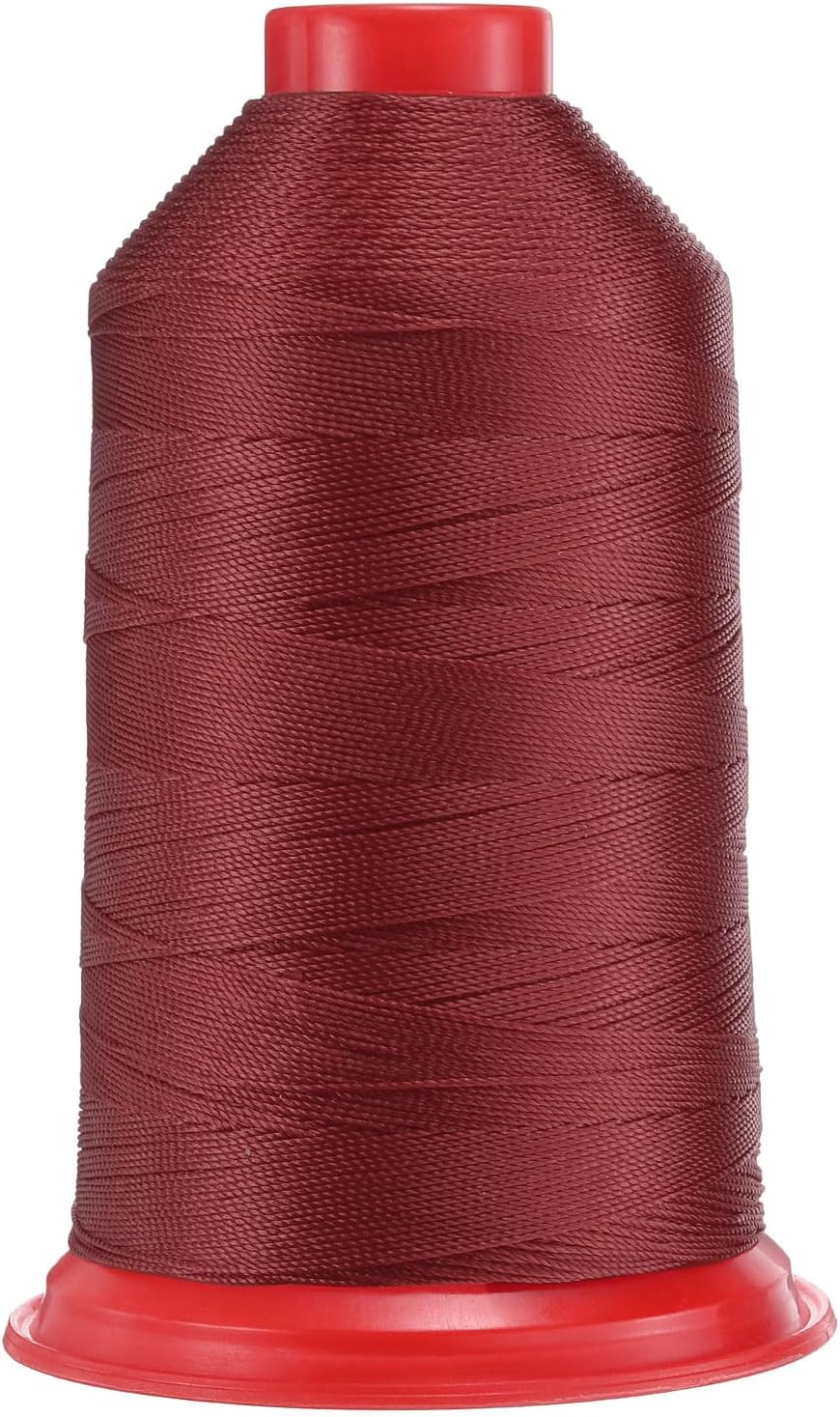 uxcell 962 Yards Bonded Nylon Sewing Thread Size 630D/3 Sewing-Heavy Duty Nylon Upholstery Thread Outdoor Thread for Leather Jeans and Weaving Craft Machine DIY Burgundy Red