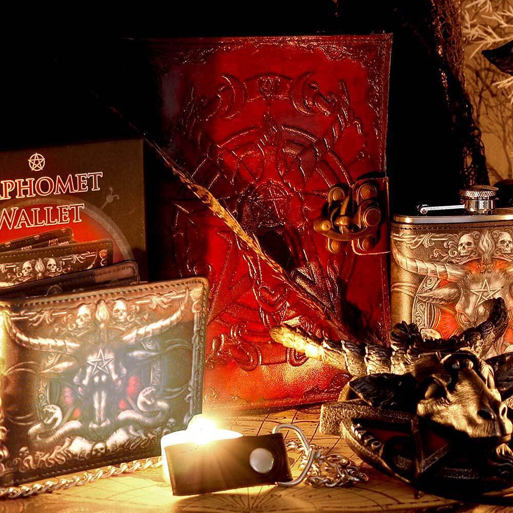 Nemesis Now Baphomet Leather Journal 15x21cm      Unknown Binding – Import