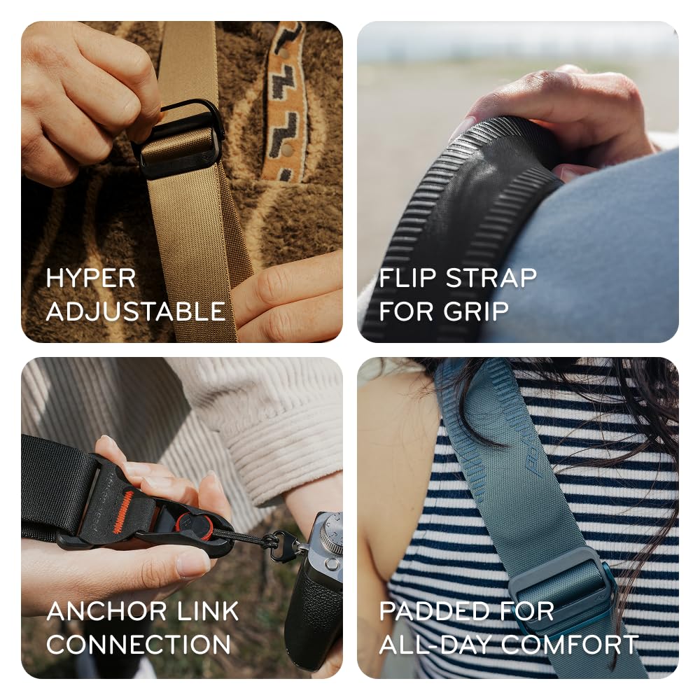 Peak Design Slide Camera Strap, Eclipse, Configurable as a Sling, Neck or Shoulder Strap, Quick Release and Connection - Image 3