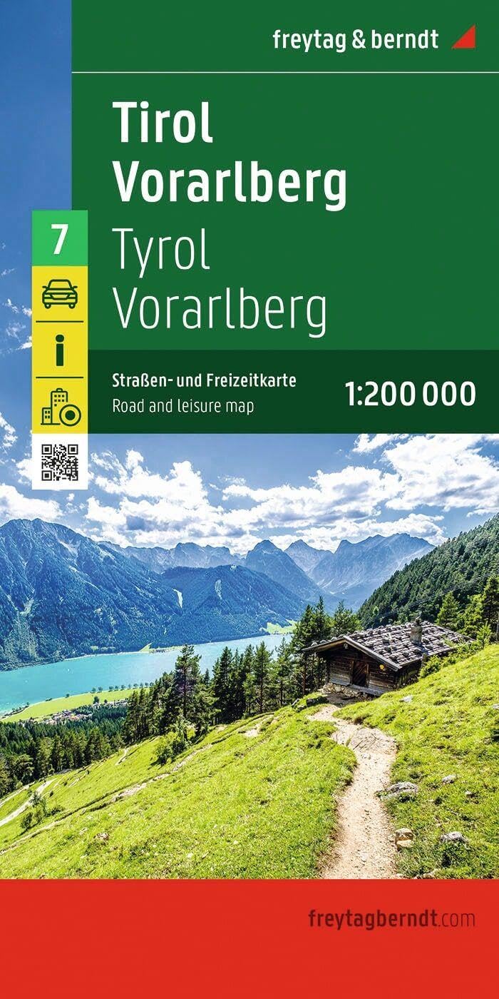Tyrol - Vorarlberg, road and leisure map 1:200,000,: 7