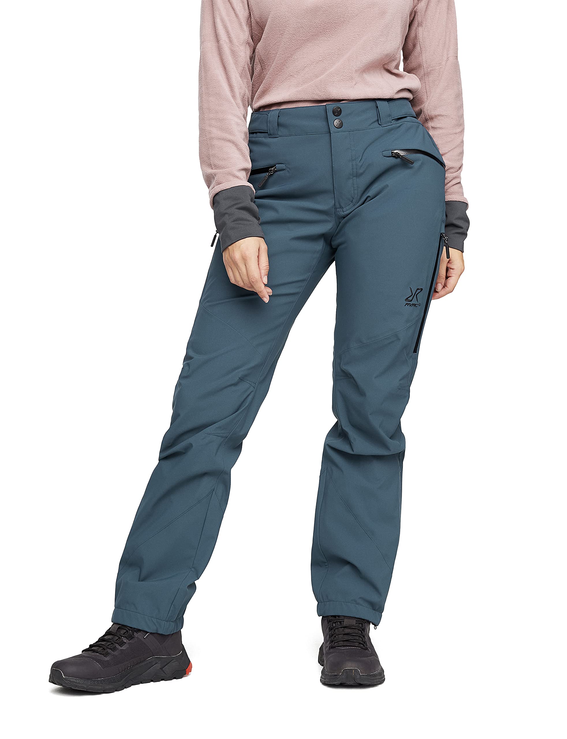 RevolutionRace Wasserdicht Silence Proshell 3L Pants für Damen, Outdoor-Shellhose mit optimaler Bewegungsfreiheit