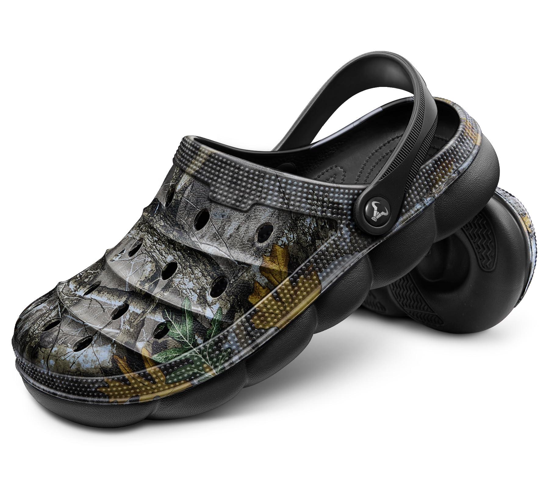 Men Cushioned Clogs Mules Water Shoes-Arch Support Lightweight