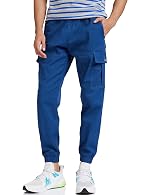 Symbol Men’s Stretchable Slim Fit Cargo Jogger Pants | Chinos | Casual Trousers