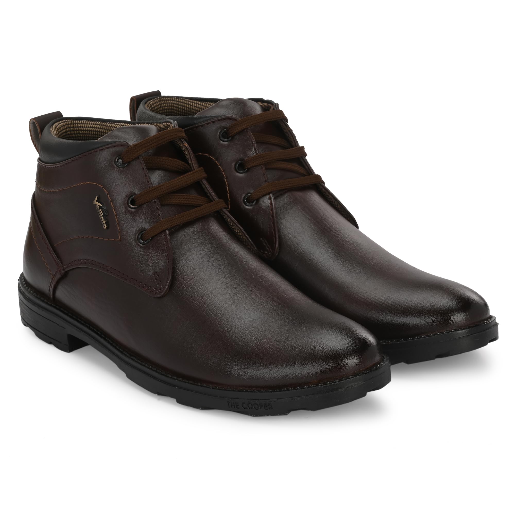 Vellinto Douglas Casual Boots For Men Ll Synthetic Leather Boots For Men Boots For Men, 6, Brown (B0CG97Q932) Amazon Price History, Amazon Price Tracker