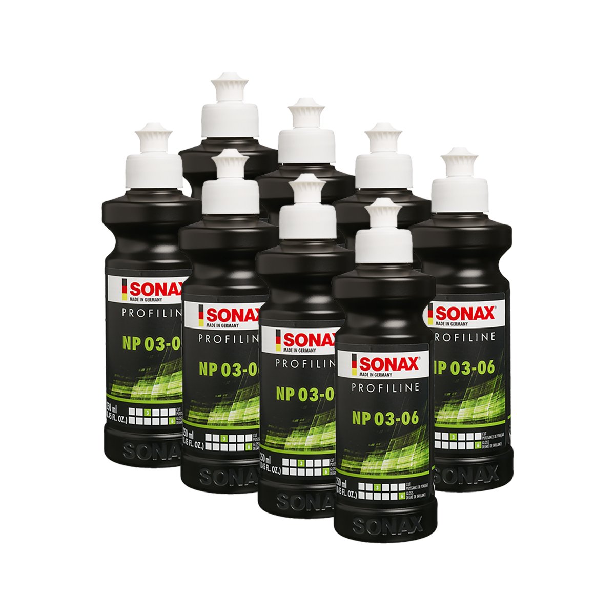 Sonax 02081410 PROFILINE NP 03-06 - Abrillantador de nanopolish sin silicona, 250 ml
