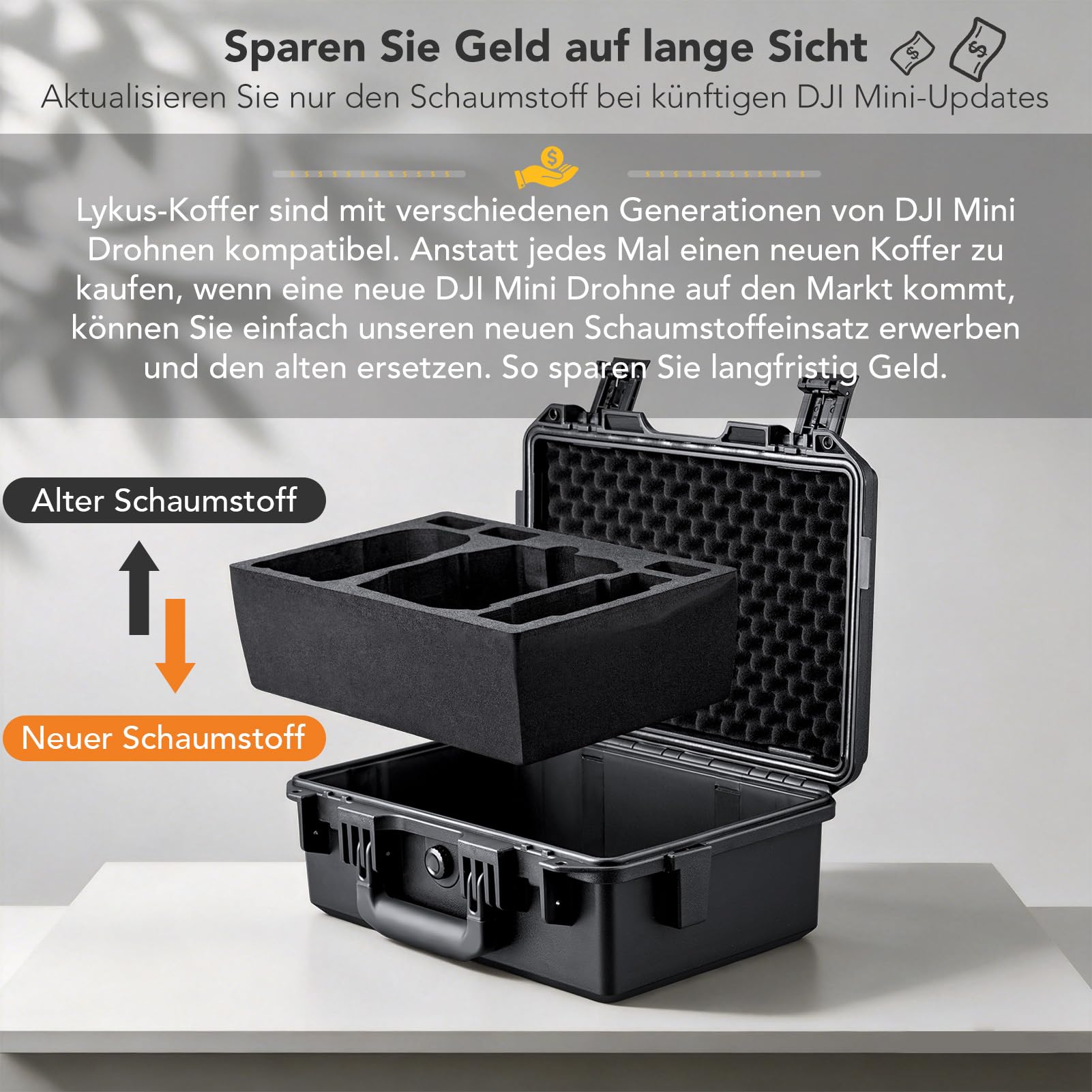 Lykus Titan MM510 Wasserdichter Koffer für DJI Mini 5 Pro, RC2/RC-N3