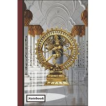 God Shiv natraj cover notebook temple with flower and massage box page Creative Pages with box on each page contain unique design