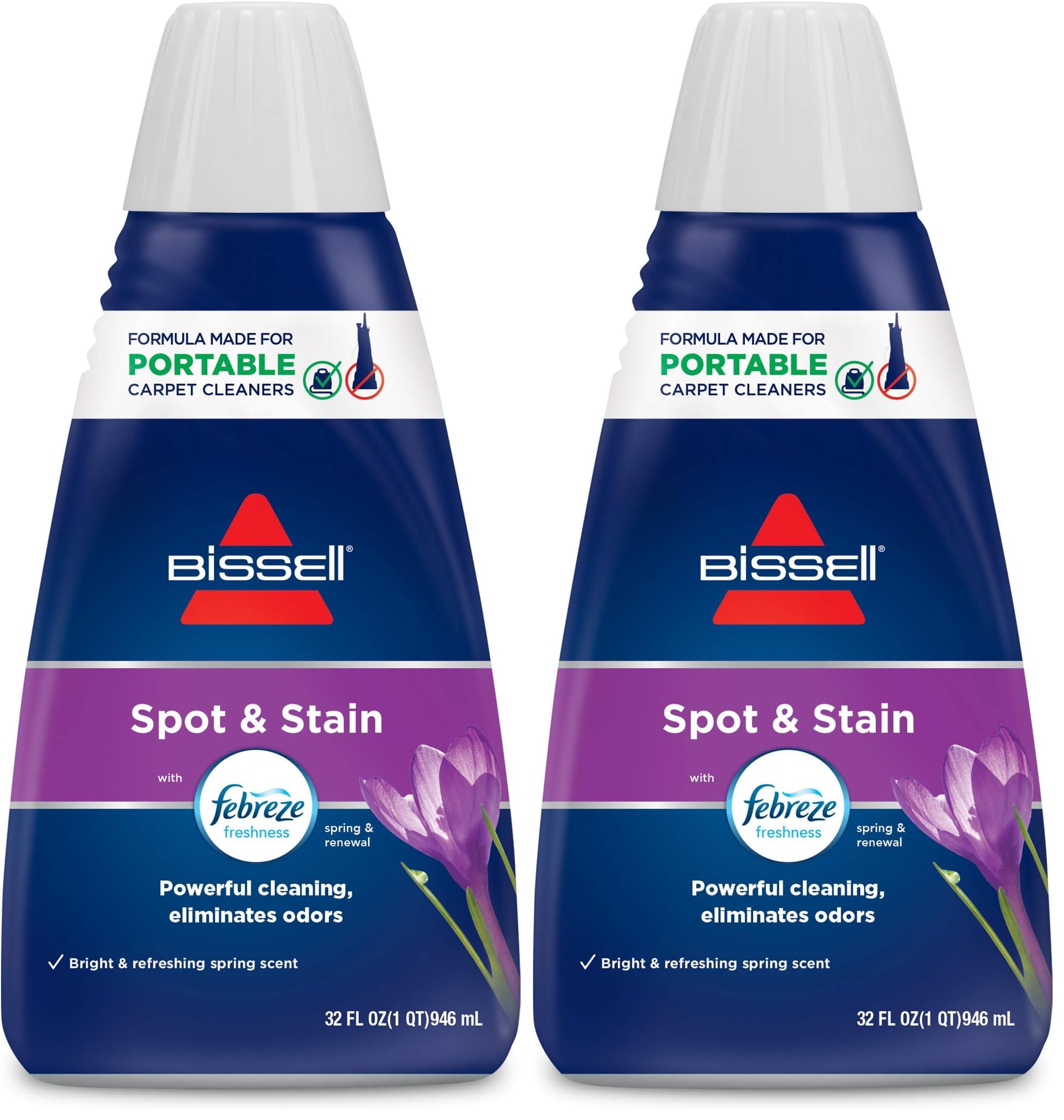 Bissell Spot & Stain with Febreze Freshness Spring & Renewal Formula,7149,32 ounces,(Pack of 2)