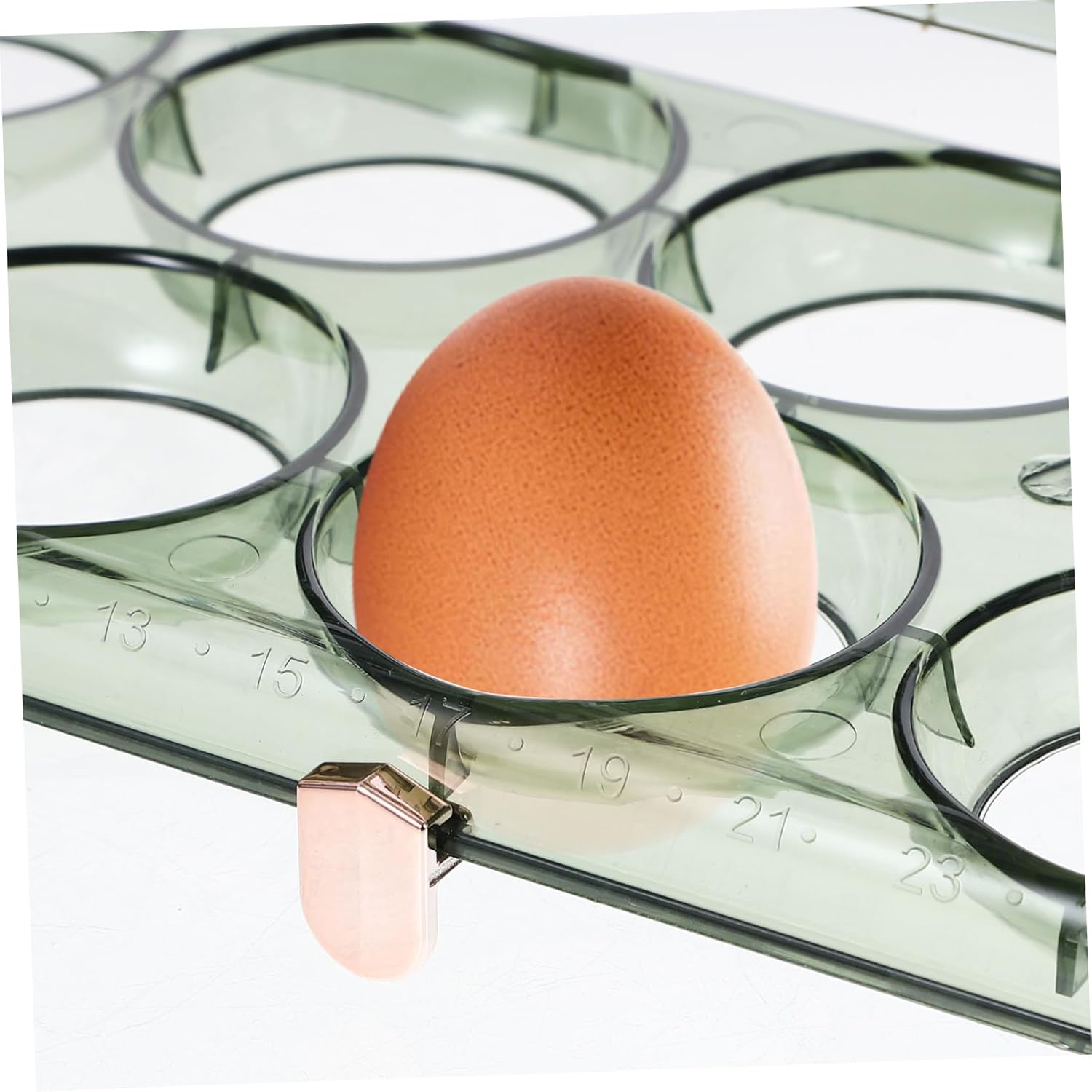 Mipcase Egg Holder Refrigerator Organizer Flipping Egg Storage Rack for Kitchen for Fridge