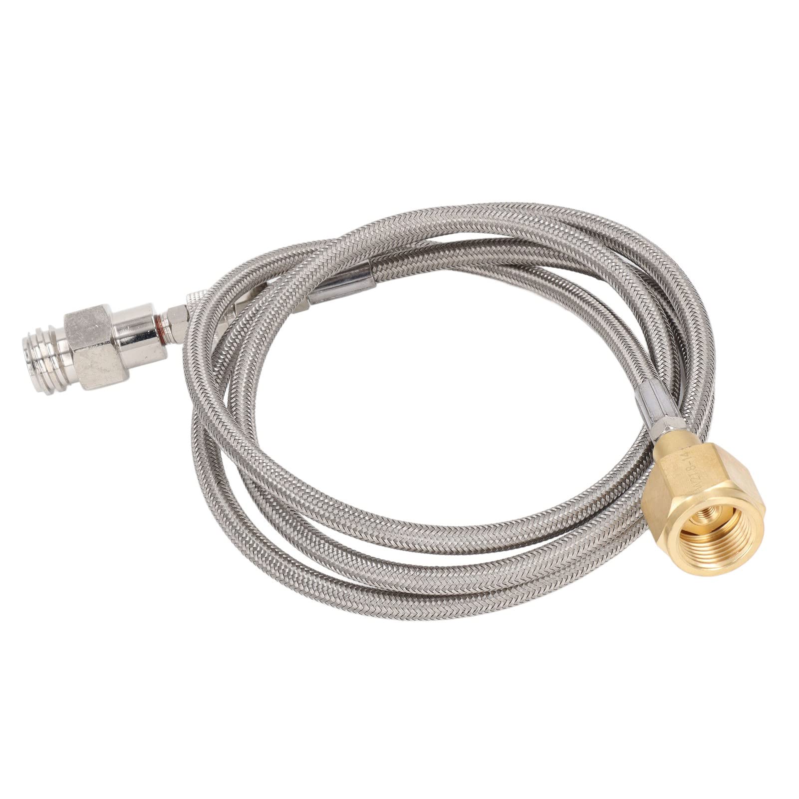 Soda adapter napełniający RAGROOF CO2 Cylinder Wkład zbiornik napełniający zbiornik Wysokie ciśnienie 1500 psi dla producentów sodowych mosiądz ze stali nierdzewnej z długim (W21.8–14 do TR21–4)