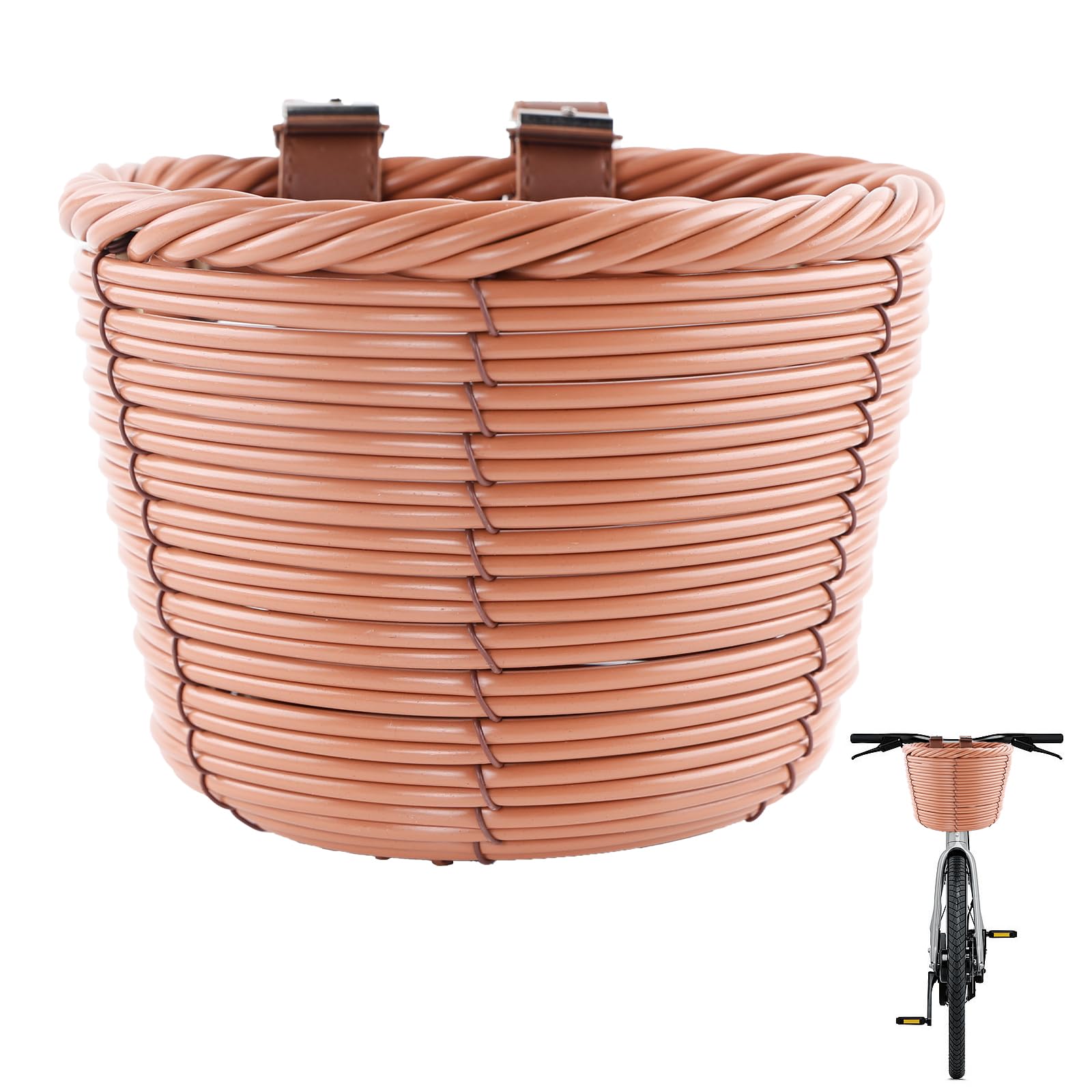 Cestino Anteriore Per Bicicletta Cestino Per Bici In Rattan Intrecciato