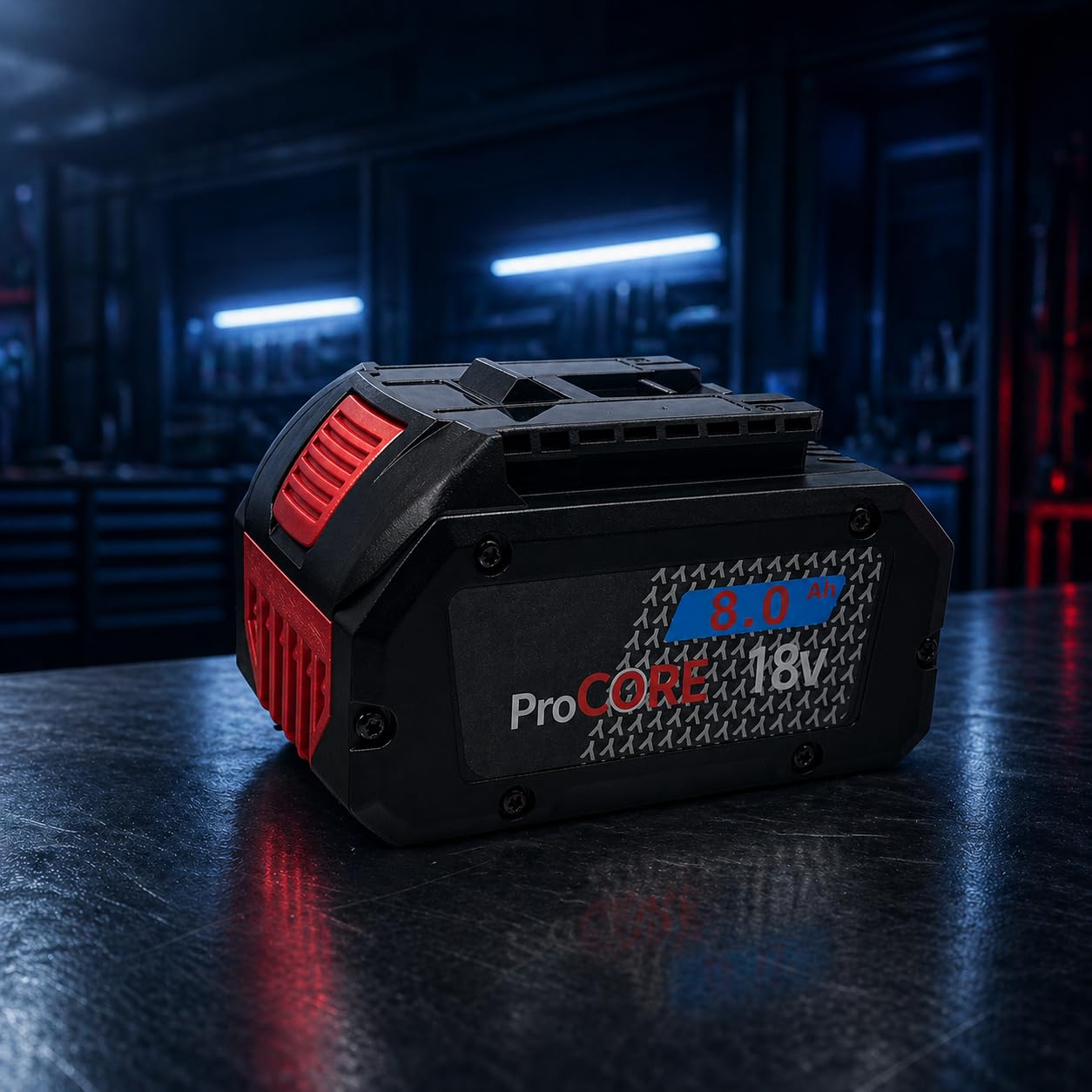 Batería de 8,0 Ah compatible con sistema Bosch Professional 18 V – Batería de repuesto de iones de litio de alto rendimiento – para dispositivos GBA/ProCORE – Larga duración y alto rendimiento