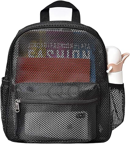 mini mesh backpack