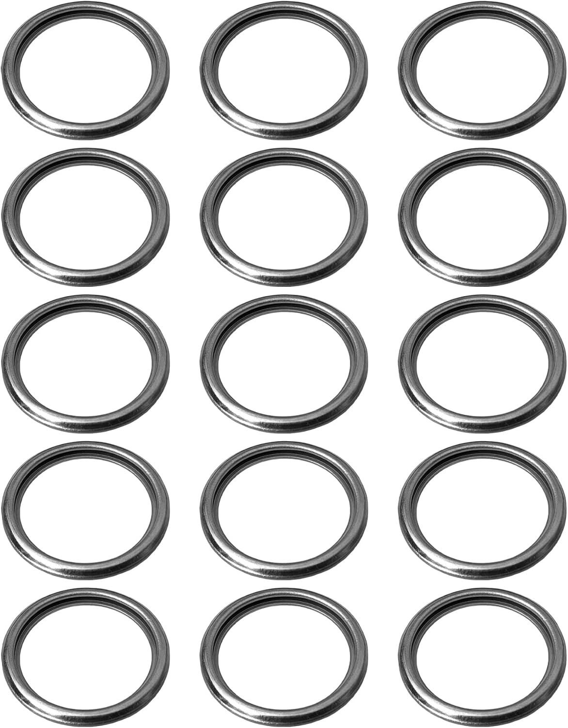 Prime Ave OEM Engine Oil Drain Plug Washer Gaskets For Subaru Part# 11126AA000 (Pack of 15)