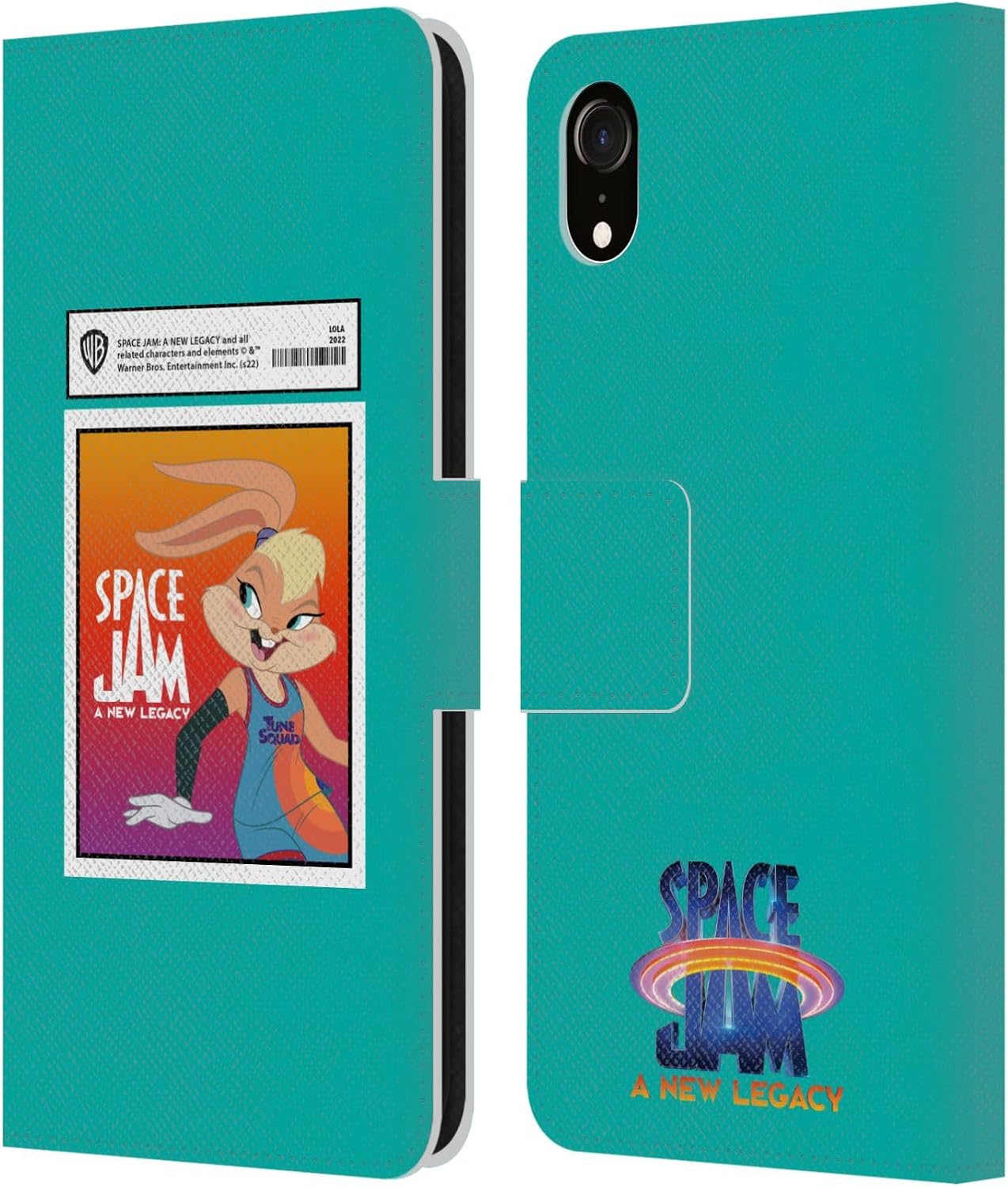 Head Case Designs Officially Licensed Space Jam: A New Legacy Bugs Bunny Card Graphics Leather Wallet Case Compatible with Apple iPhone XR