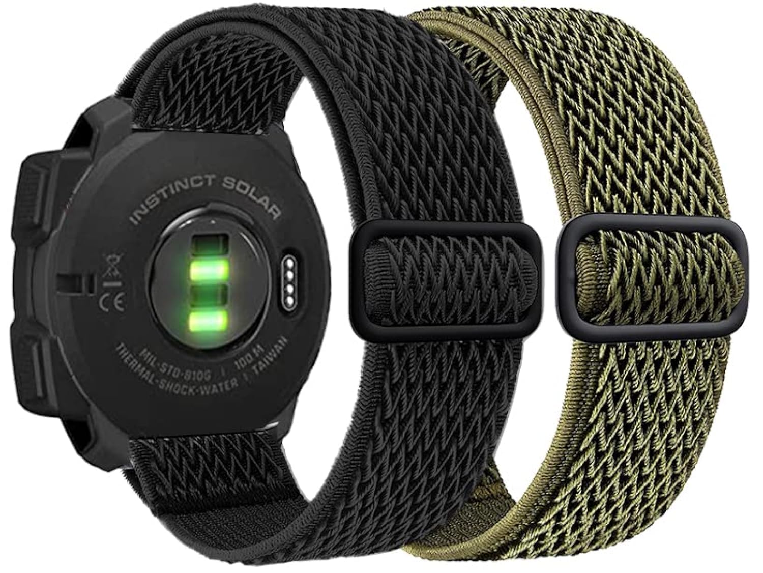 Olytop Fenix 7/Fenix 6/Fenix 5/epix 2 Watch Bands, 22mm Quick Easy Fit Elastic Nylon Replacement Wristband Stretchy Strap for Garmin Instinct, Fenix 6 Pro/Sapphire, Fenix 5 Plus Smartwatch-image-23