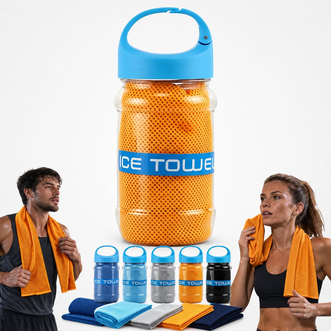 Cooling Towel,Microfiber Cool Ice Towel for Neck Soft Breathable for Fitness Guys Microfiber Stay Cool,Reusable & Soft for Yoga Gym Travel Camping &Outdoor Sports
