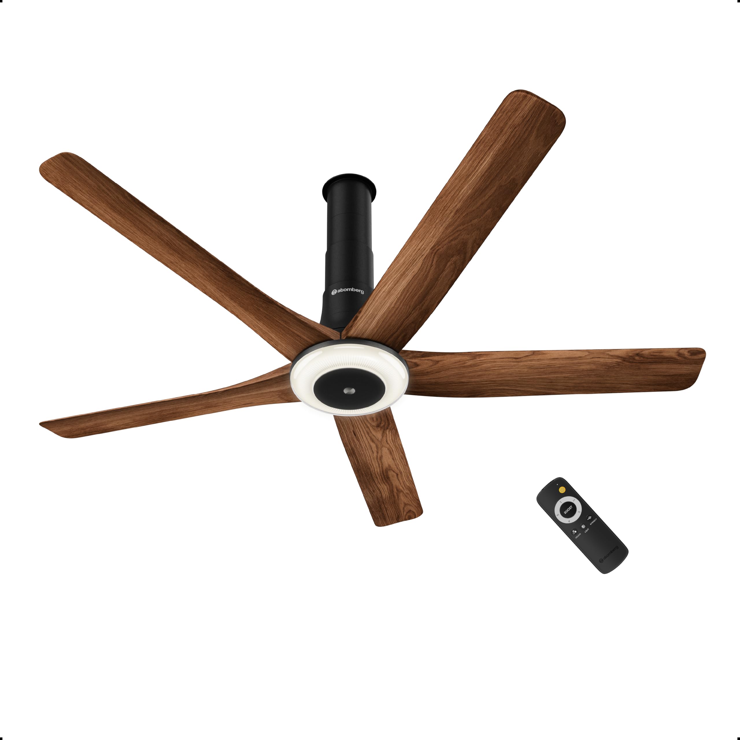 atomberg Emperion Magna Smart 1280mm BLDC Ceiling Fan | Newly Launched | Remote Operated | BEE 5 star | Advance Air+ Technology | Silent Operation | 12W LED Light | 5 Year Warranty | Amberlight Teak-image-43