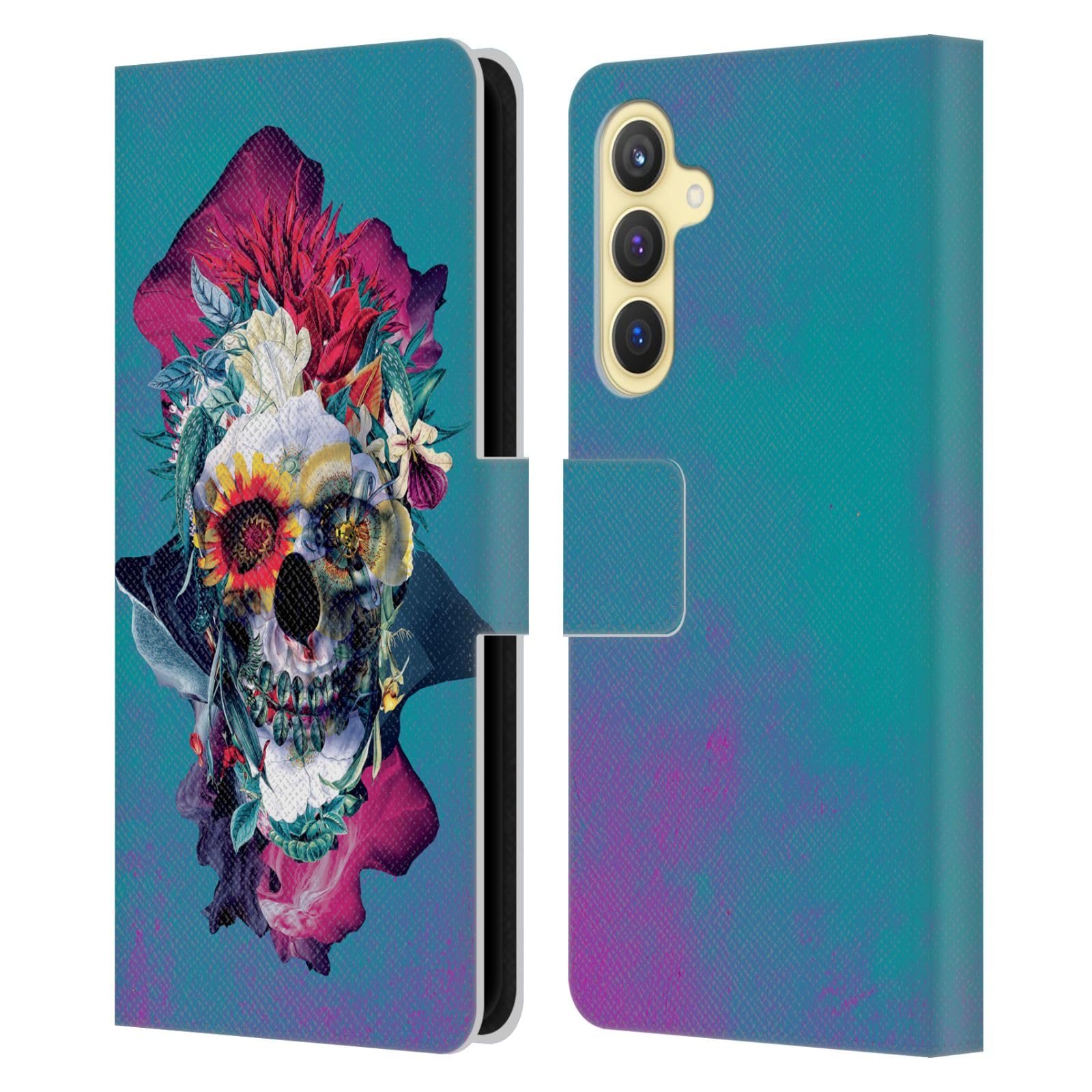 Funda Samsung Galaxy S23 FE de cuero tipo libro Riza Peker 7