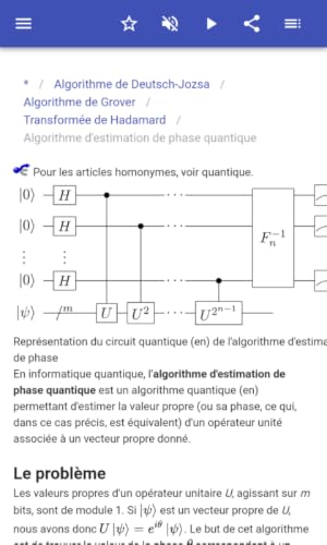 Science de l'information quantique – vue 4
