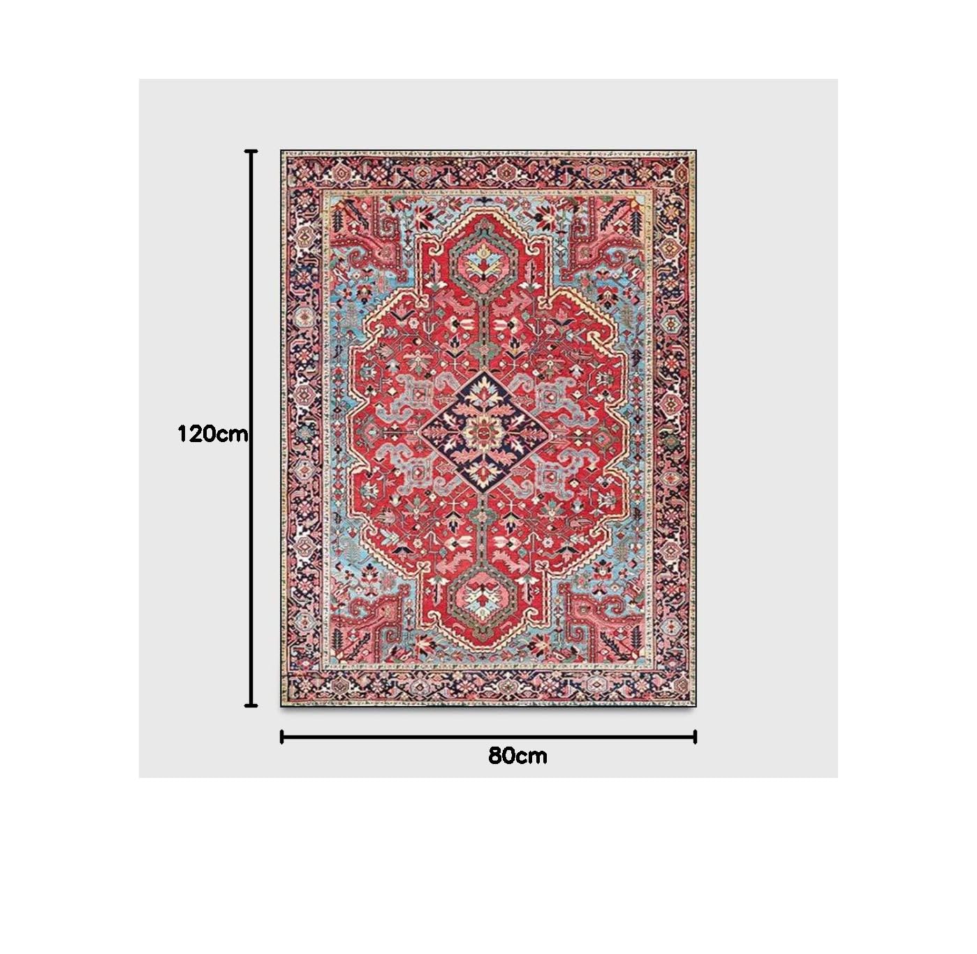 Fancytan Living Room Rug Vintage Classic Oriental Motifs Design