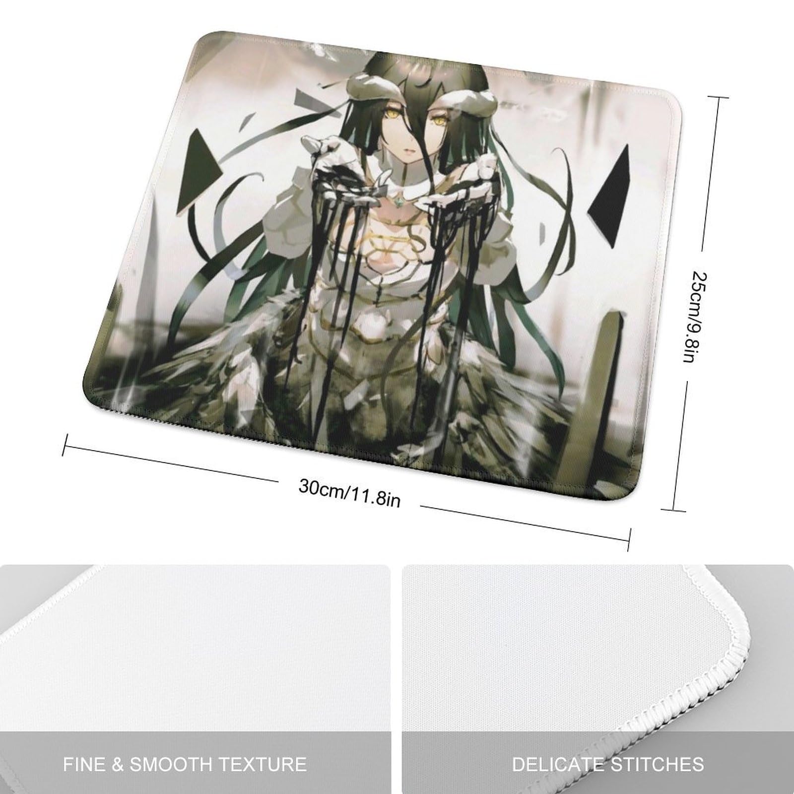 Amazon.co.jp: マウスパッド オーバーロード アルベド 綺麗 マウス対応