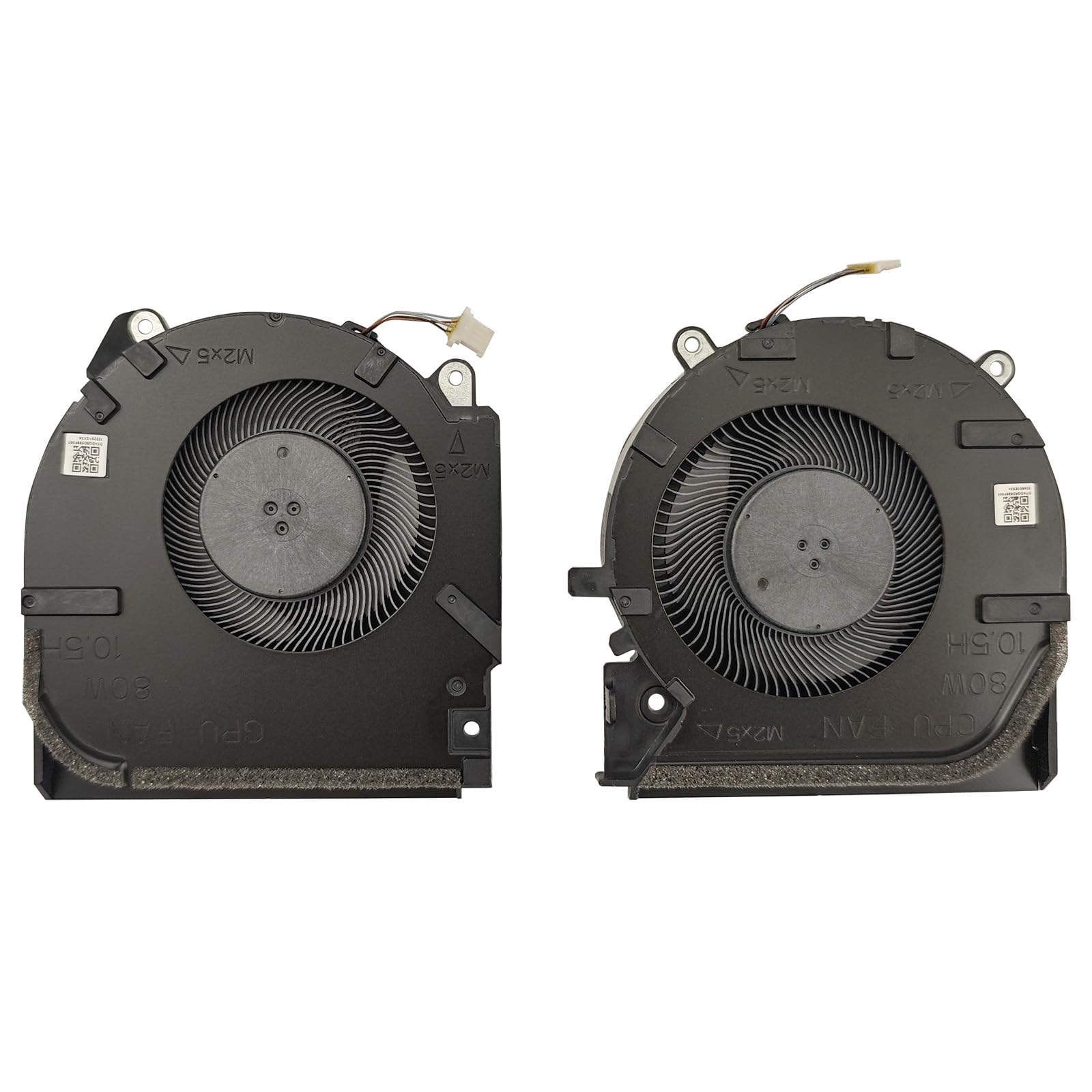 BestParts CPU + GPU Ventilador de refrigeración de repuesto para HP Victus 16-D, 16-d0000 16-d1000, 16-d0xxx 16-d1xxx 40.9 cm Gaming Laptop, P/N: M75725-001 M75727-001, M54776-001 (solo para RTX 306 0